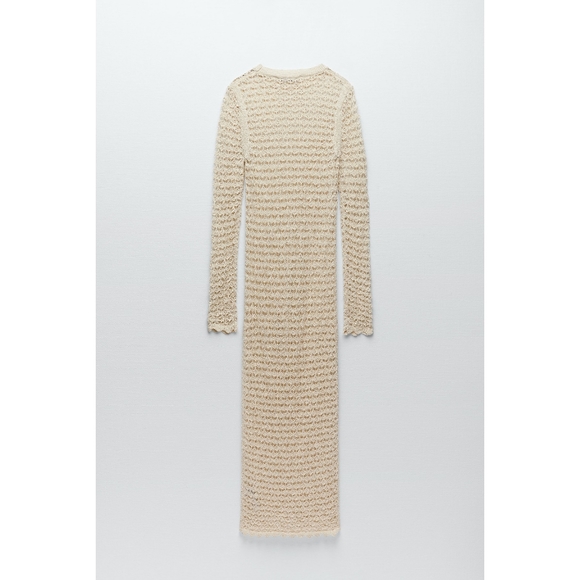 🎈LAST ONE! Zara Pointelle knit dress - Picture 9 of 10
